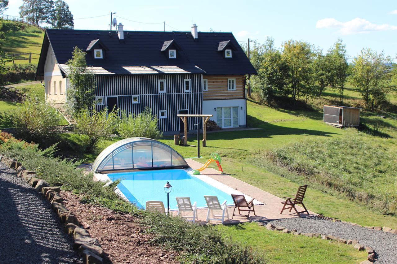 Ranch Bystra Villa Bystrá nad Jizerou Kültér fotó