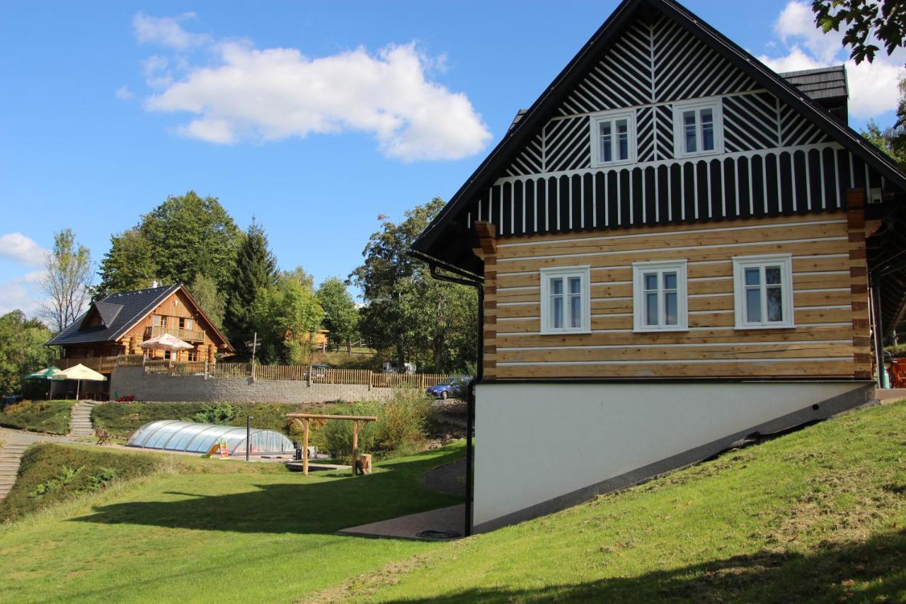Ranch Bystra Villa Bystrá nad Jizerou Kültér fotó